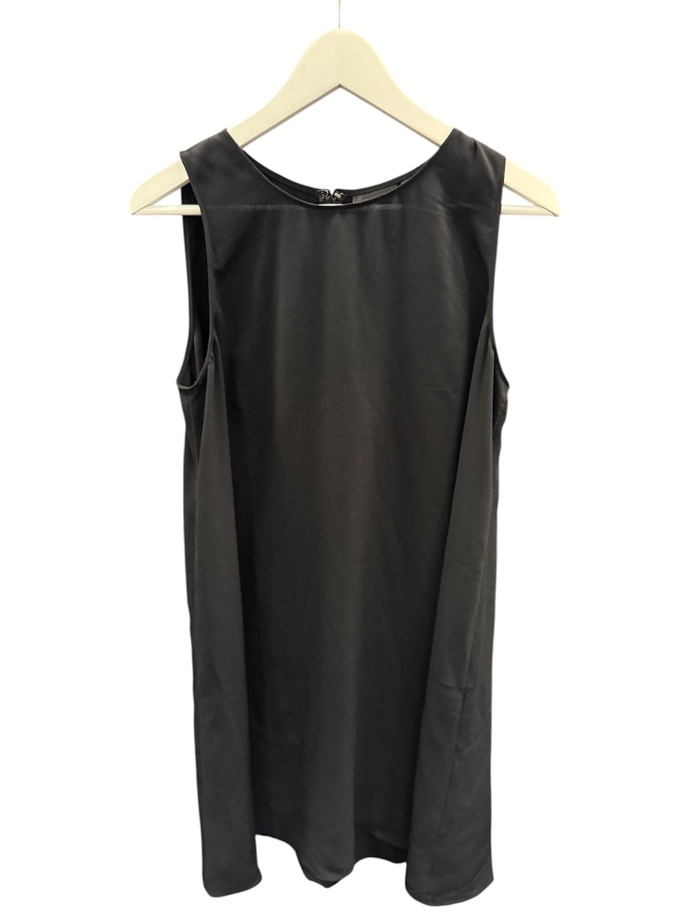 Halogen Black Sleeveless Midi Shift Dress Size Large